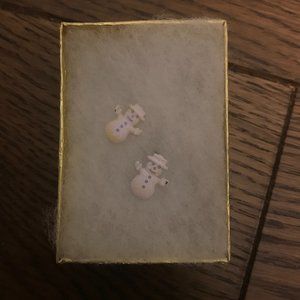 Snowman Earrings